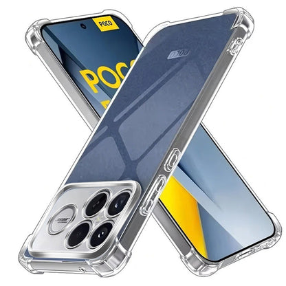 Custodia per Xiaomi Poco F8 Ultra, Techsuit, Shockproof Clear, Trasparente