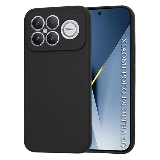 Custodia per Xiaomi Poco F8 Ultra, Techsuit, SoftFlex, Nera