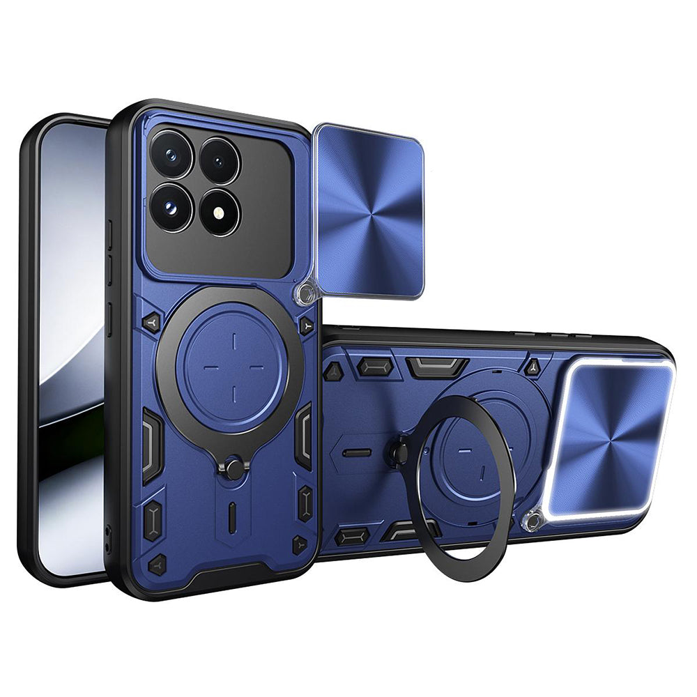 Custodia per Xiaomi Poco F9 Pro, Techsuit, CamGuard Pro, Blu