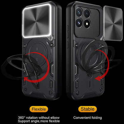 Custodia per Xiaomi Poco F9 Pro, Techsuit, CamGuard Pro, Blu