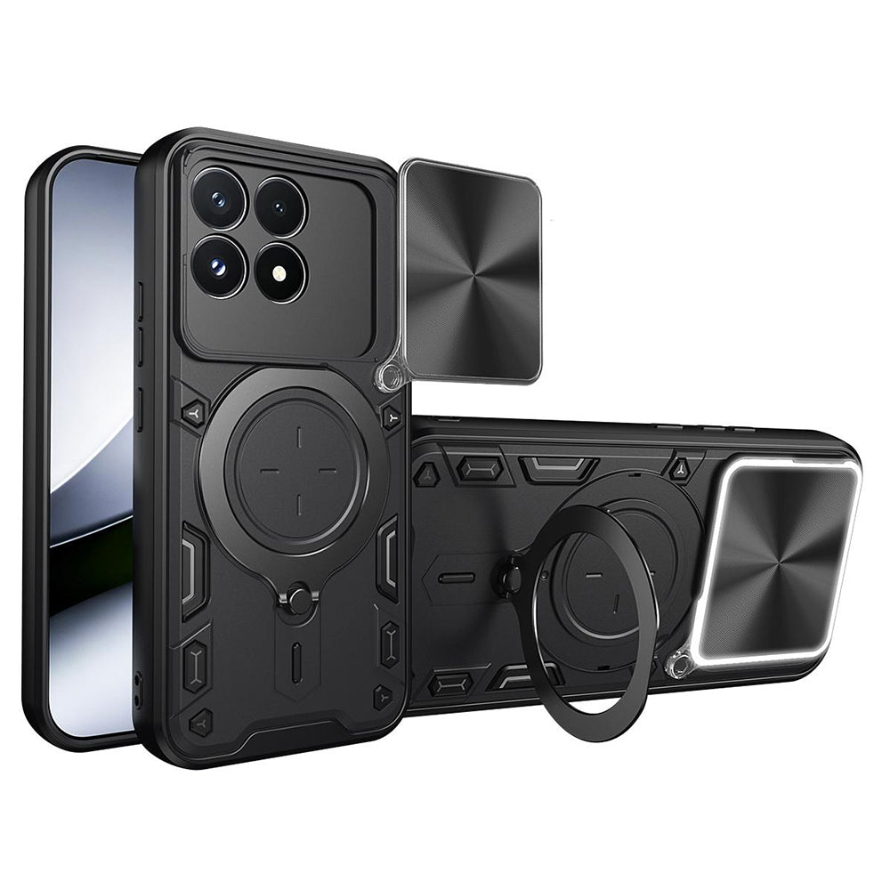Cover per Xiaomi Poco F9 Pro, Techsuit, CamGuard Pro, nera