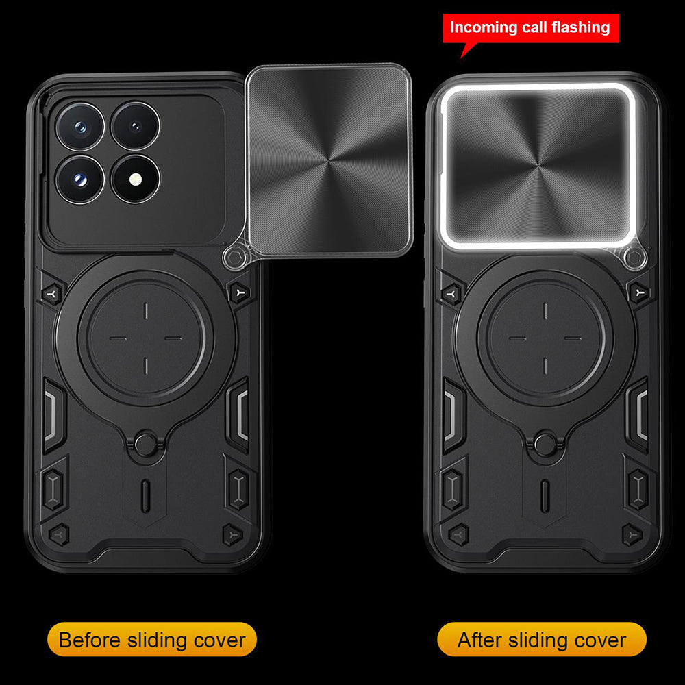Cover per Xiaomi Poco F9 Pro, Techsuit, CamGuard Pro, nera