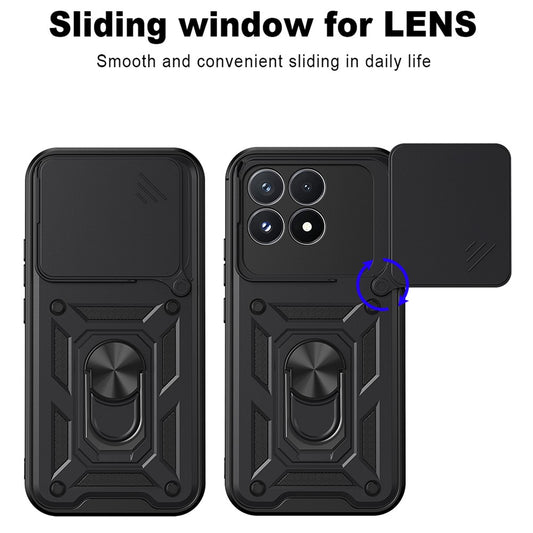 Custodia per Xiaomi Poco F9 Pro, Techsuit, CamShield, Blu