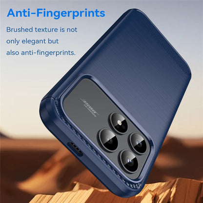 Cover per Xiaomi Poco F9 Pro, Techsuit, Carbon, Blu

