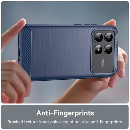 Cover per Xiaomi Poco F9 Pro, Techsuit, Carbon, Blu
