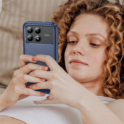 Cover per Xiaomi Poco F9 Pro, Techsuit, Carbon, Blu
