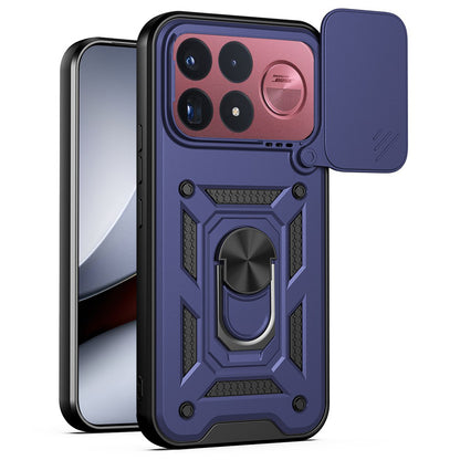 Custodia per Xiaomi Poco F9 Ultra, Techsuit, CamShield, blu
