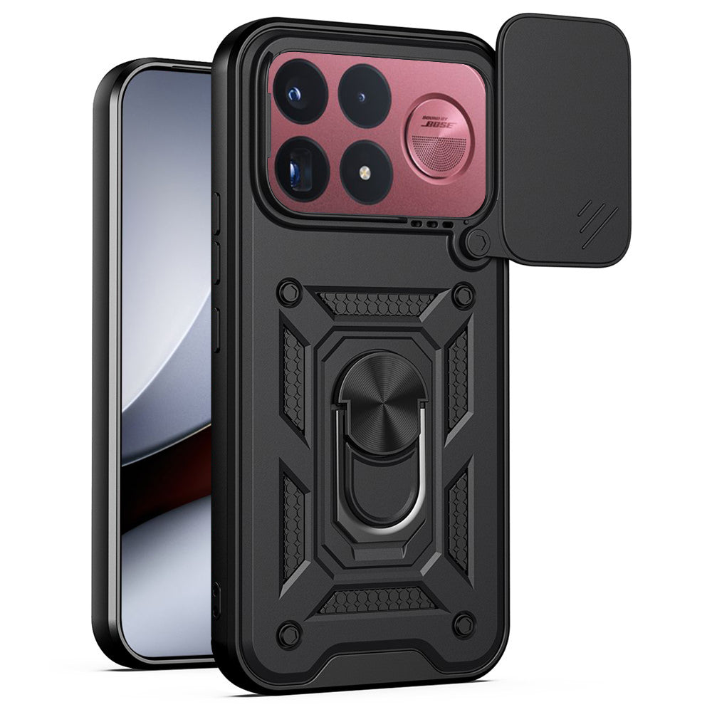Cover per Xiaomi Poco F9 Ultra, Techsuit, CamShield, nera