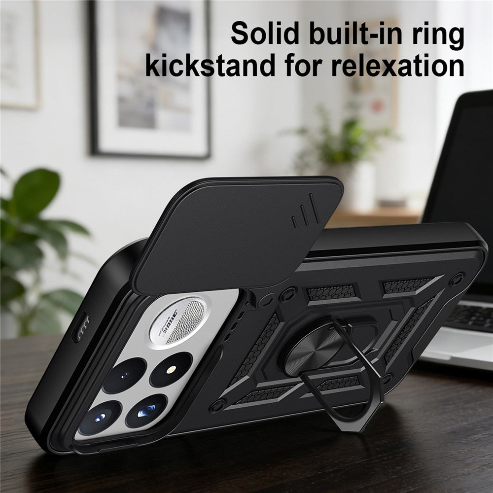 Cover per Xiaomi Poco F9 Ultra, Techsuit, CamShield, nera