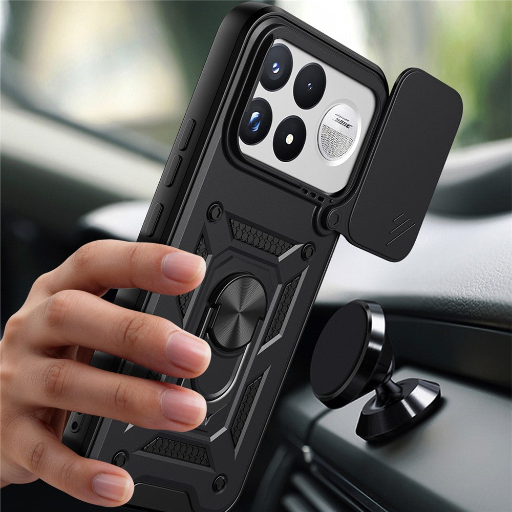 Cover per Xiaomi Poco F9 Ultra, Techsuit, CamShield, nera