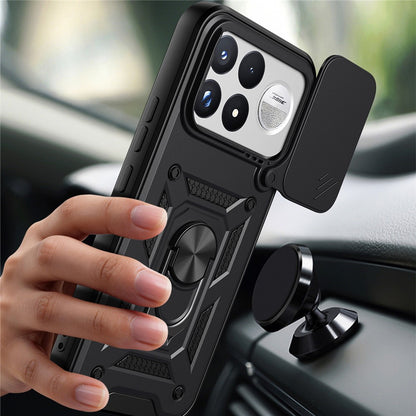 Cover per Xiaomi Poco F9 Ultra, Techsuit, CamShield, nera