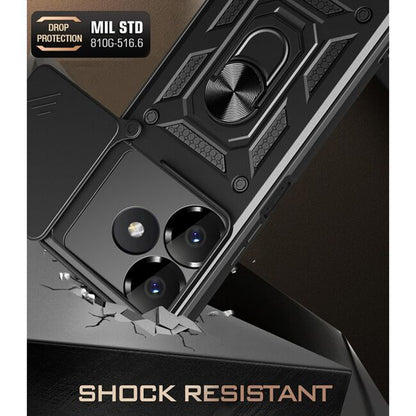 Custodia per Xiaomi Poco M6 4G / Redmi 13, Techsuit, CamShield, Blu