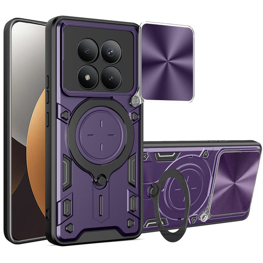 Custodia per Xiaomi Poco M8 Pro / Redmi Note 15 Pro+ 5G, Techsuit, CamGuard Pro, Viola