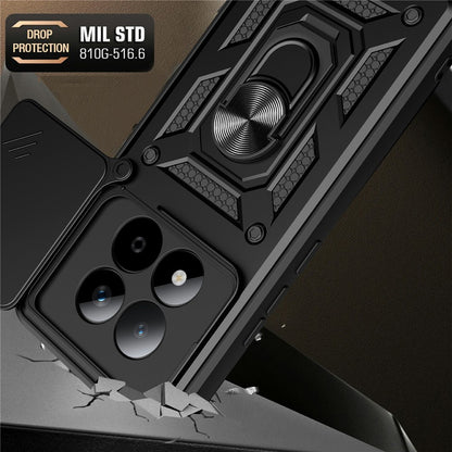 Custodia per Xiaomi Poco M8 Pro / Redmi Note 15 Pro+ 5G, Techsuit, CamShield, Blu