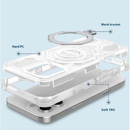 Custodia per Xiaomi Poco M8 Pro / Redmi Note 15 Pro+ 5G, Techsuit, Carbon Shield Pro, Bianca