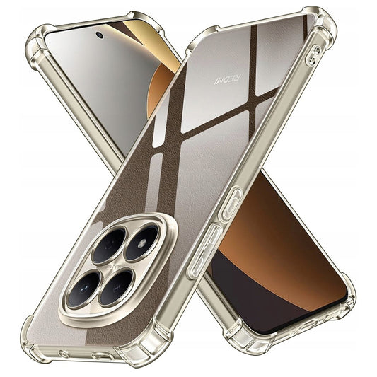 Custodia per Xiaomi Poco M8 Pro / Redmi Note 15 Pro+ 5G, Techsuit, Shockproof Clear, Trasparente