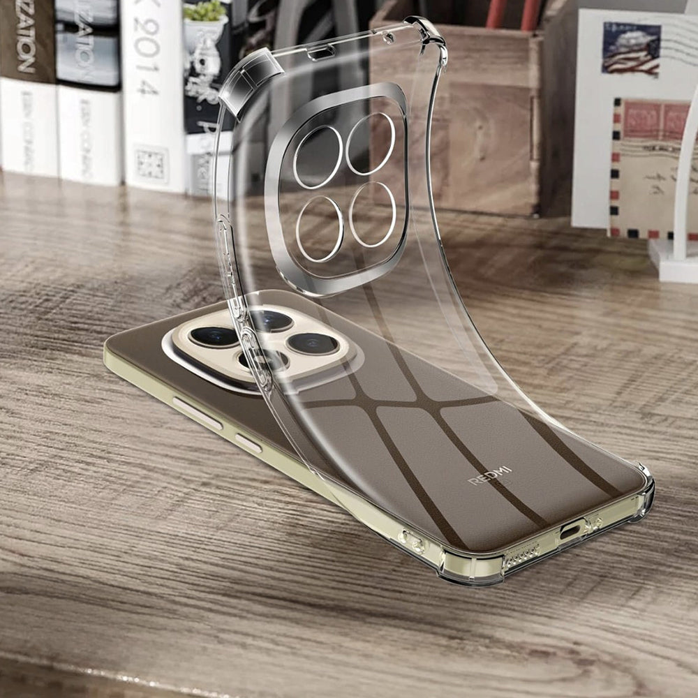 Case for Xiaomi Poco M8 Pro / Redmi Note 15 Pro+ 5G, Techsuit, Shockproof Clear, Transparent