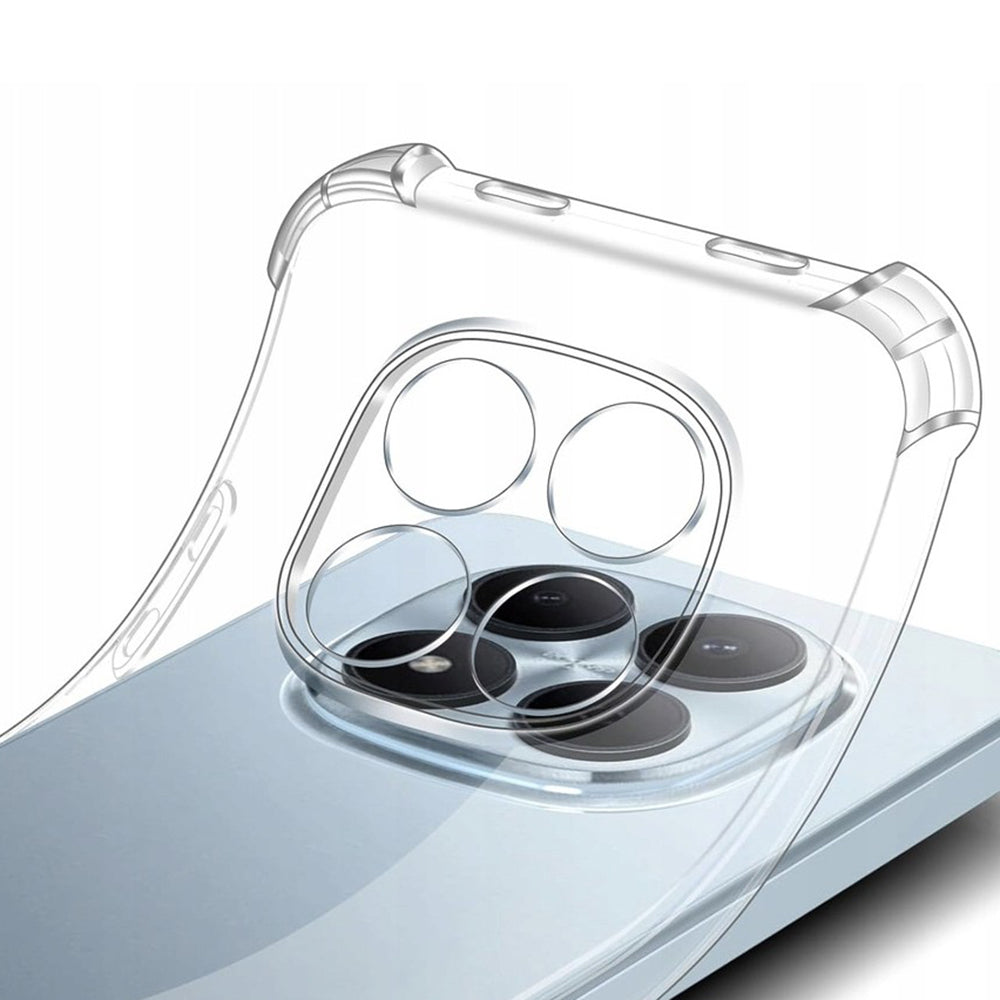 Custodia per Xiaomi Poco M8 / Redmi Note 15 5G / Note 15 4G, Techsuit, Shockproof Clear, Trasparente