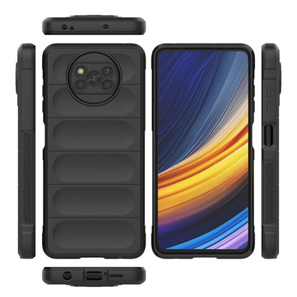 Custodia per Xiaomi Poco X3 Pro / X3 NFC / X3, Techsuit, Magic Shield, Nera