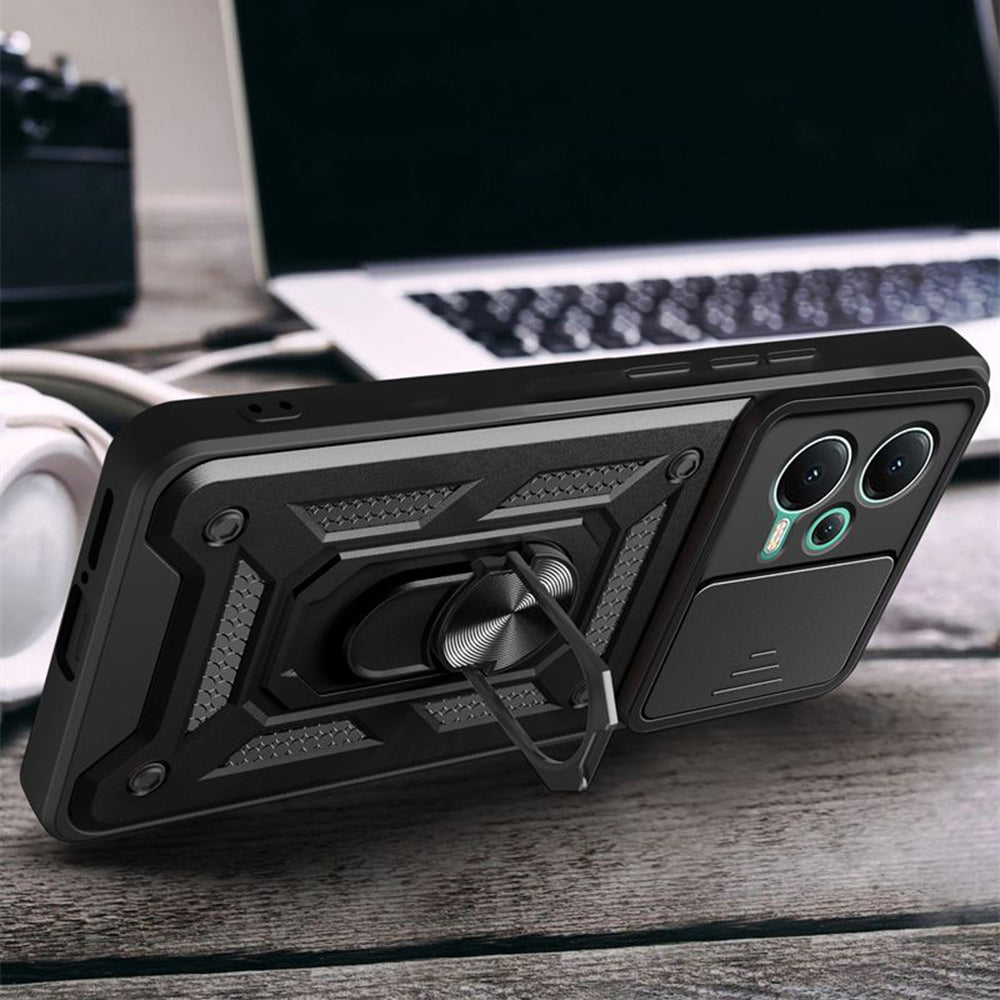 Custodia per Xiaomi Poco X5 / Note 12 5G, Techsuit, CamShield, Nera