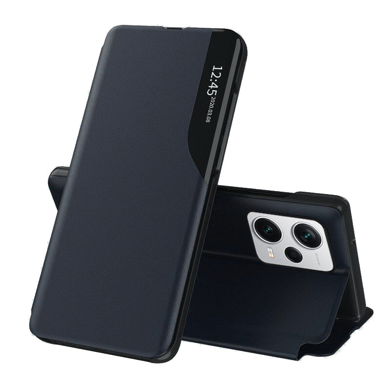 Custodia per Xiaomi Poco X5 Pro / Redmi Note 12 Pro 5G, Techsuit, eFold, Blu Scuro