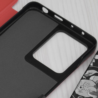 Custodia per Xiaomi Poco X5 Pro / Redmi Note 12 Pro 5G, Techsuit, eFold, Rossa