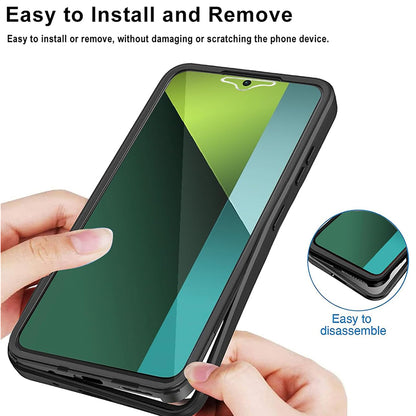 Custodia per Xiaomi Poco X6 / Note 13 Pro 5G, Techsuit, ColorVerse 360, Nera