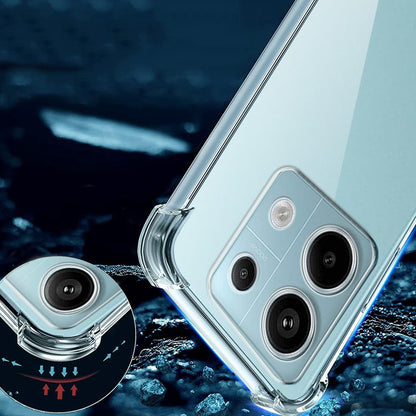Custodia per Xiaomi Poco X6 / Note 13 Pro 5G, Techsuit, Shockproof Clear, Trasparente