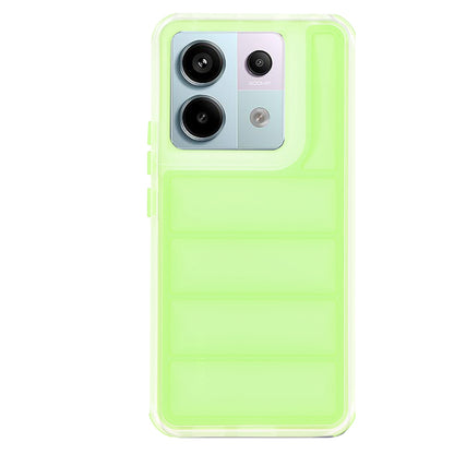 Custodia per Xiaomi Poco X6 / Note 13 Pro 5G, Techsuit, Wave Shield, Verde