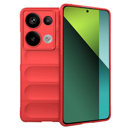 Custodia per Xiaomi Poco X6 / Redmi Note 13 Pro 5G, Techsuit, Magic Shield, Rossa