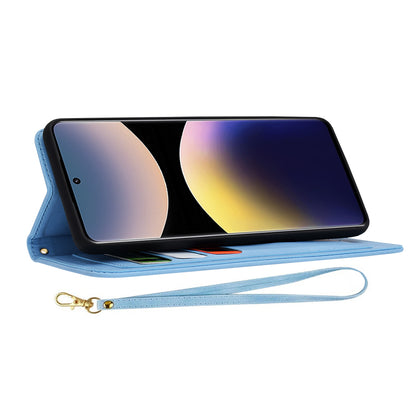 Custodia per Xiaomi Poco X7 / Note 14 Pro 5G, Techsuit, FlipCraft, Blu