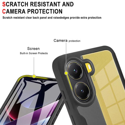Custodia per Xiaomi Poco X7 Pro, Techsuit, ColorVerse 360, Blu