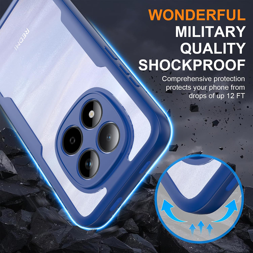 Custodia per Xiaomi Poco X8 Pro Max, Techsuit, ColorVerse 360, Blu