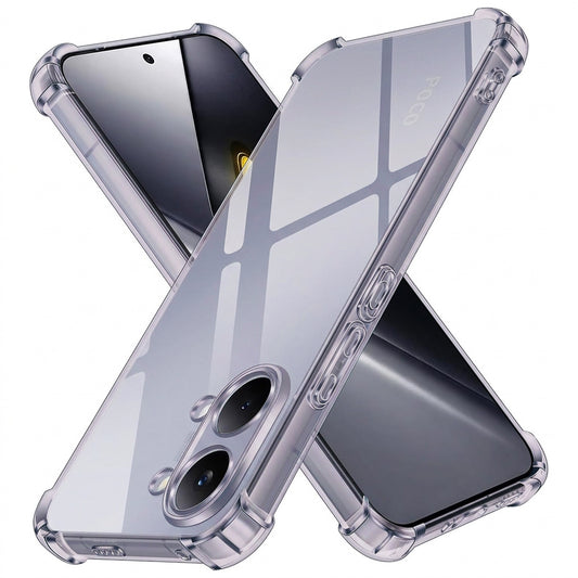 Custodia per Xiaomi Poco X8 Pro Max, Techsuit, Shockproof Clear, Fumè