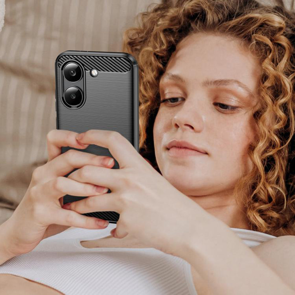 Case for Xiaomi Poco X8 Pro, Techsuit, Carbon, Blue