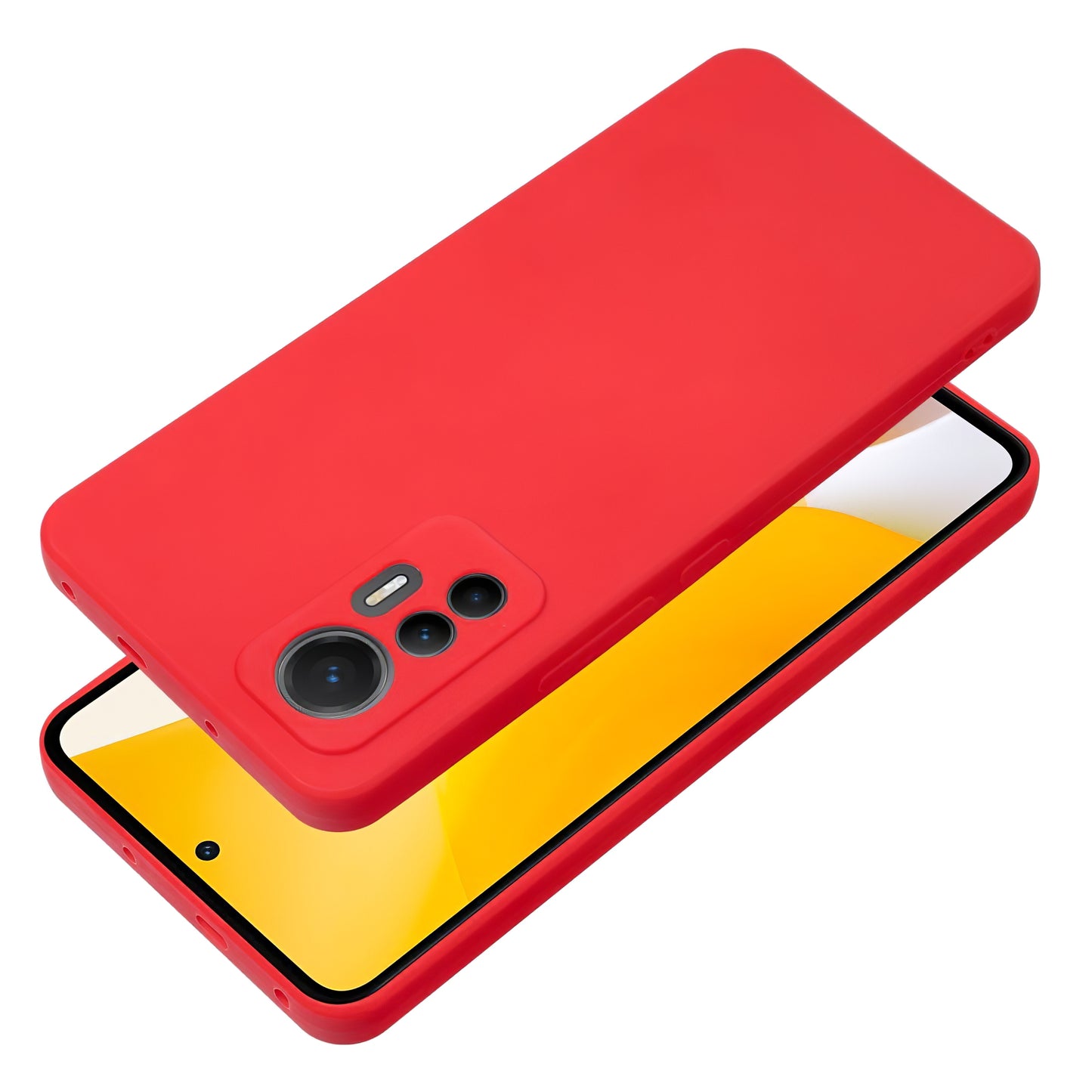 Custodia per Xiaomi Poco C65 / Redmi 13C, OEM, Morbida, Rossa