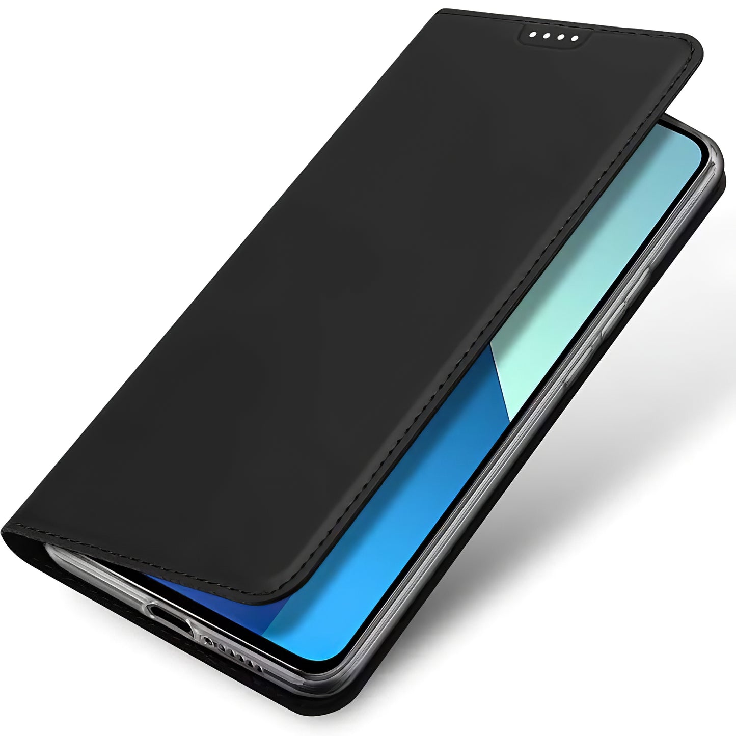 Custodia per Xiaomi Redmi Note 13 4G, DUX DUCIS, Skin Pro, Nero 