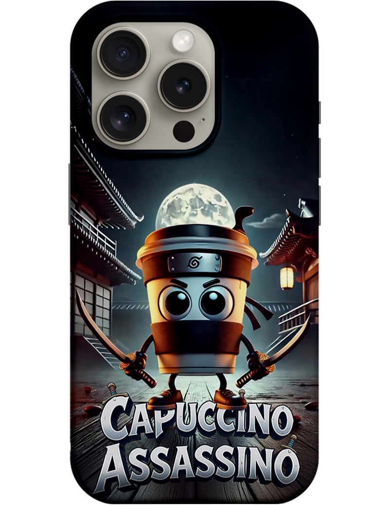 Custodia per Xiaomi Redmi 12C, Perfect Case, Italian Brainrot Capuccino Assassino, Multicolore