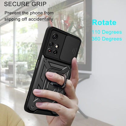 Custodia per Xiaomi Redmi 10 2022 / 10 (2021), Techsuit, CamShield, Nera