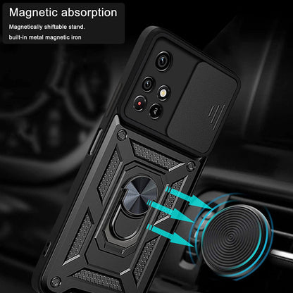 Custodia per Xiaomi Redmi 10 2022 / 10 (2021), Techsuit, CamShield, Nera
