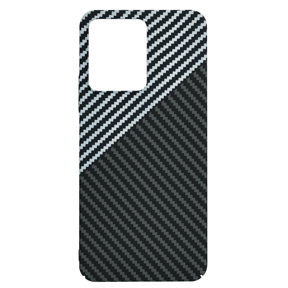 Custodia per Xiaomi Redmi 13C 5G / 13C / Poco C65, Techsuit, Carbonite FiberShell, Nero Grigio