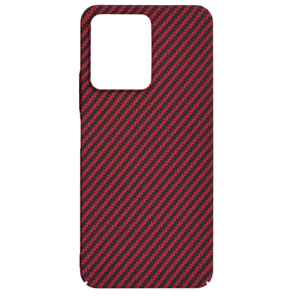 Custodia per Xiaomi Redmi 13C 5G / 13C / Poco C65, Techsuit, Carbonite FiberShell, Rossa