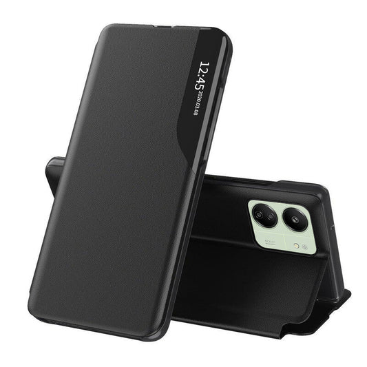 Custodia per Xiaomi Redmi 13C 5G / 13C / Poco C65, Techsuit, eFold, Nera