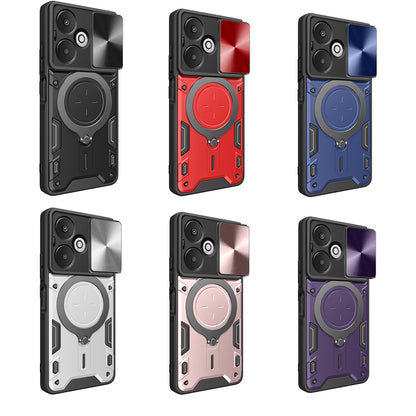 Custodia per Xiaomi Redmi 13C 5G, Techsuit, CamGuard Pro, Nera