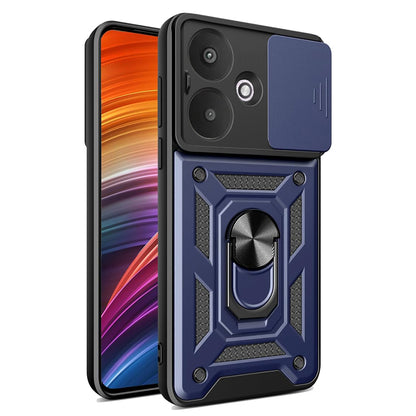 Custodia per Xiaomi Redmi 13C 5G, Techsuit, CamShield, Blu