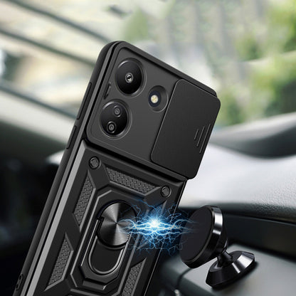 Custodia per Xiaomi Redmi 13C 5G, Techsuit, CamShield, Blu
