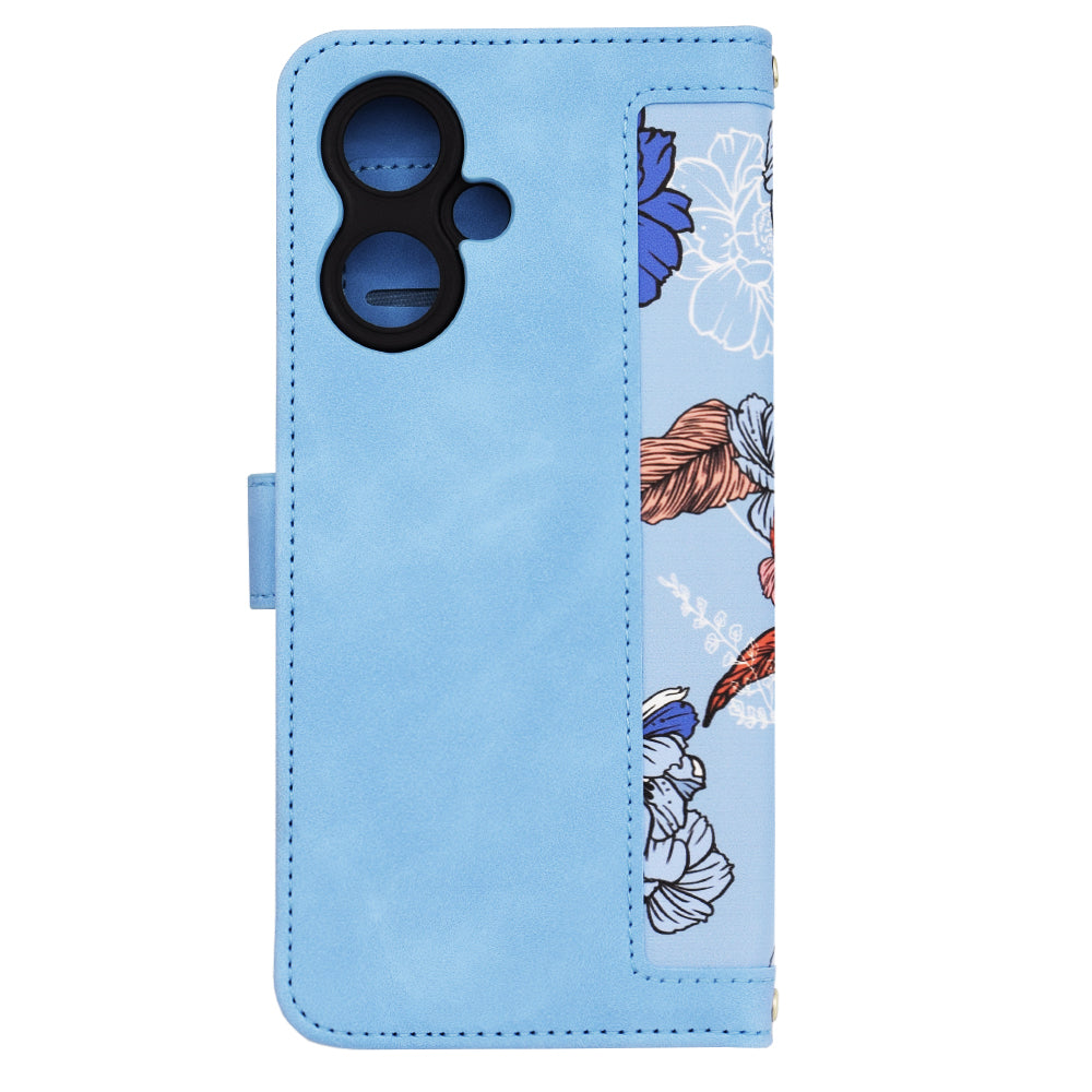 Custodia per Xiaomi Redmi 13C 5G, Techsuit, FlipCraft, Blu