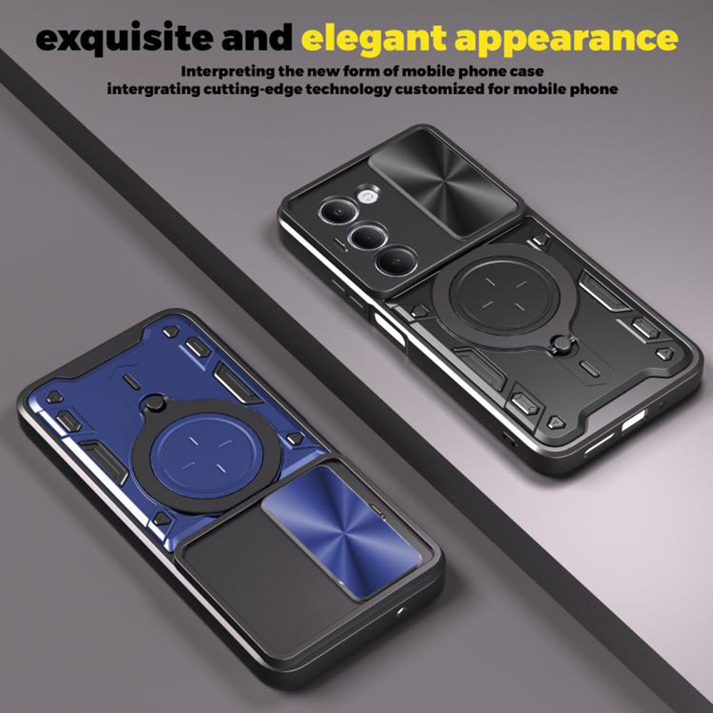 Custodia per Xiaomi Redmi 15 5G / 15 4G, Techsuit, CamGuard Pro, Viola