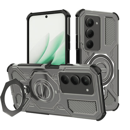 Custodia per Xiaomi Redmi 15 5G / 15 4G, Techsuit, Carbon Shield Pro, Nero Chiaro