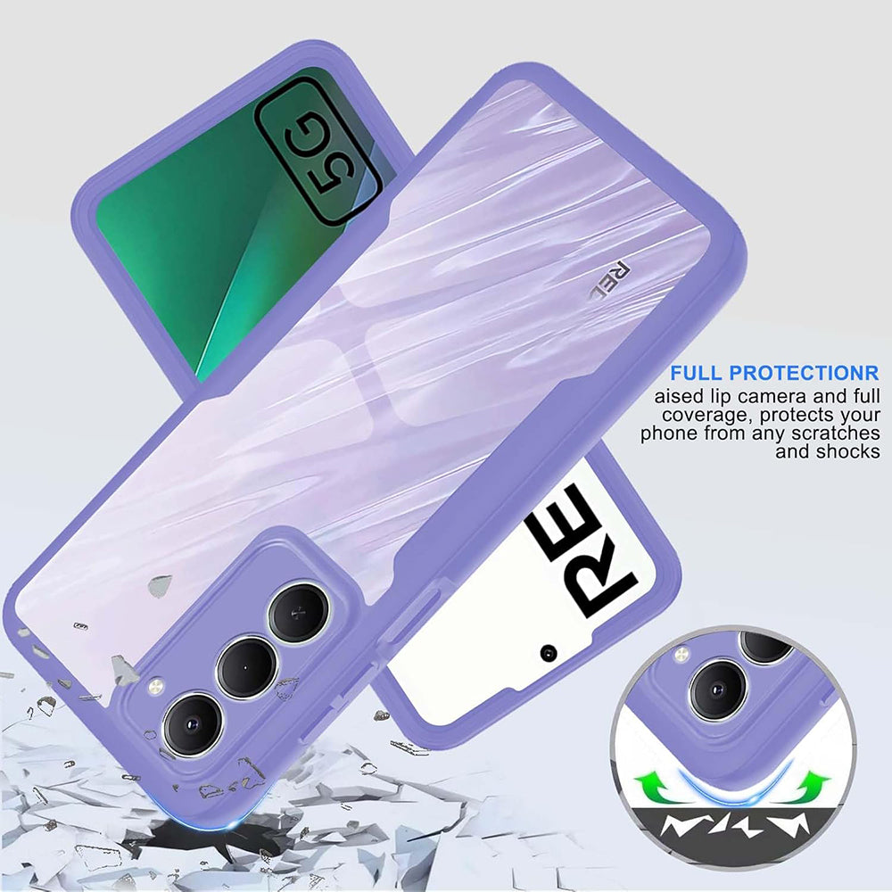Custodia per Xiaomi Redmi 15 5G / 15 4G, Techsuit, ColorVerse 360, Viola